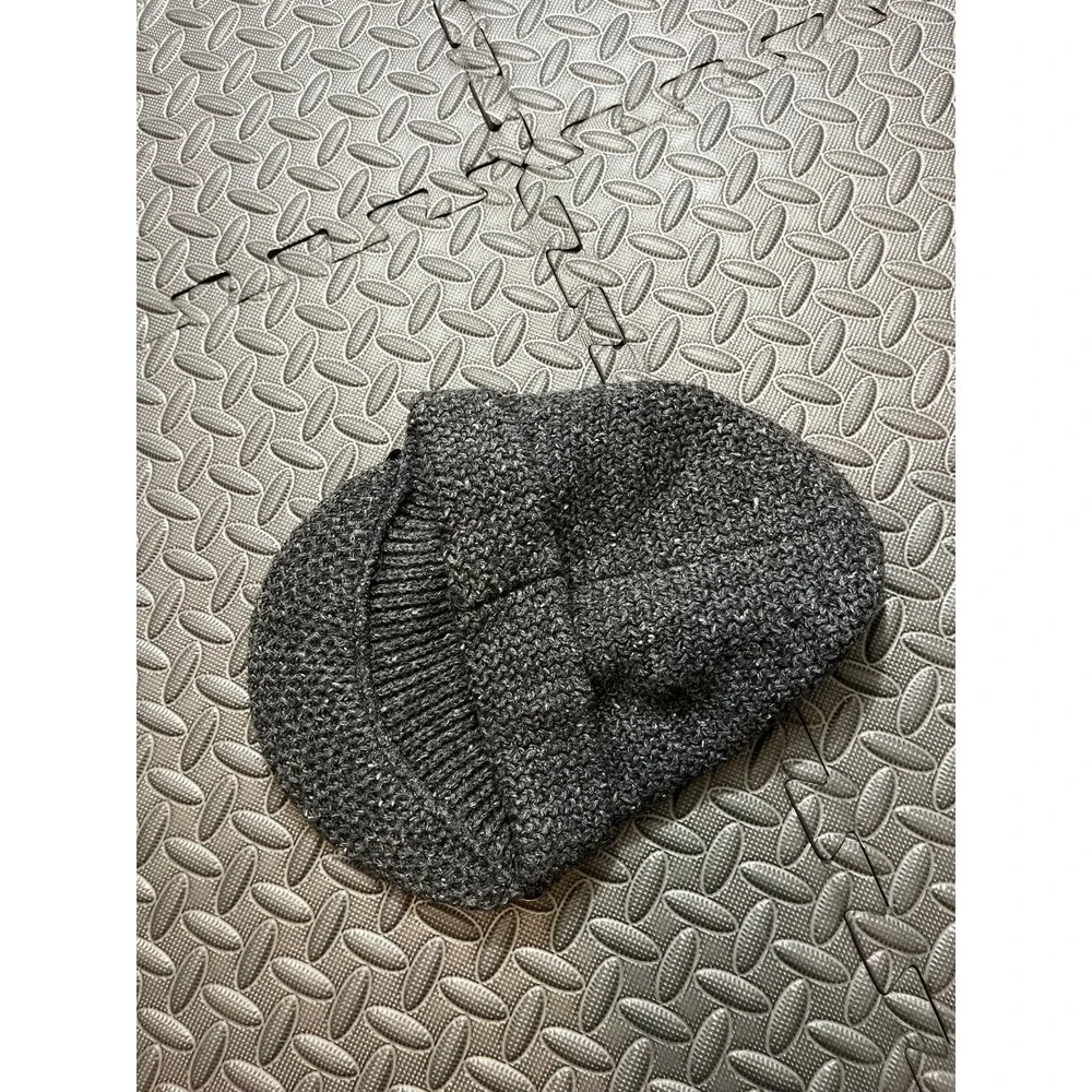 Lauren Ralph Lauren Donegal Hunting Hat Knit Gray Wool Outdoors One Size